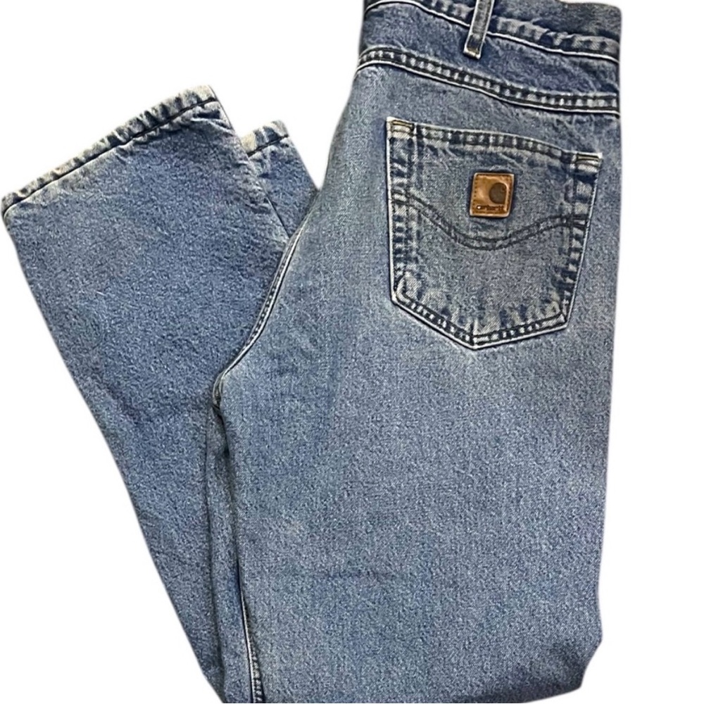 90s Carhartt Men's Jeans Relaxed Fit Size 34x34 lined